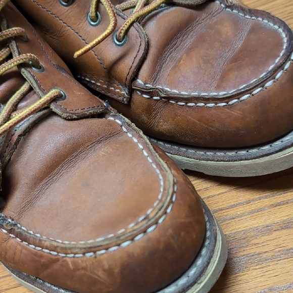 Red Wing Shoes Moc Toe 3375 Classic Leather Boots - Picture 5 of 14
